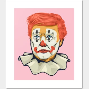 Trump Clown Posters and Art